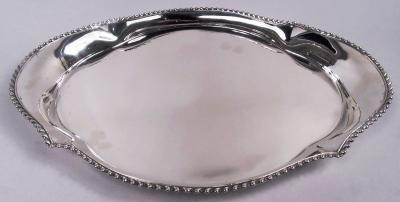  Lebkuecher Antique American Edwardian Classical Sterling Silver Tray