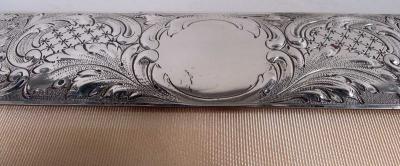  Lebkuecher Large American Edwardian Classical Sterling Silver Picture Frame