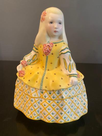  Lenci LENCI BEAUTIFUL LITTLE GIRL CERAMIC FIGURE