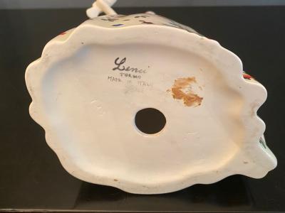  Lenci LENCI LOVELY WOMAN WITH DOVE CERAMIC FIGURE