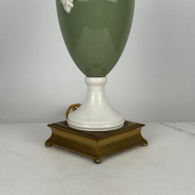  Lenox Co Lenox Porcelain Neoclassical Desk or Table Lamp