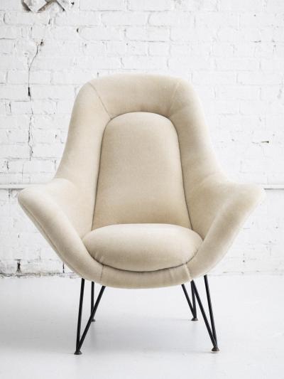  Lenzi 1950 s Italian Womb Chair by Lenzi Italy