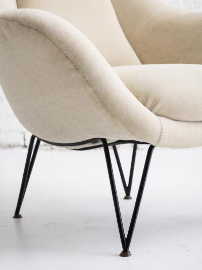  Lenzi 1950 s Italian Womb Chair by Lenzi Italy