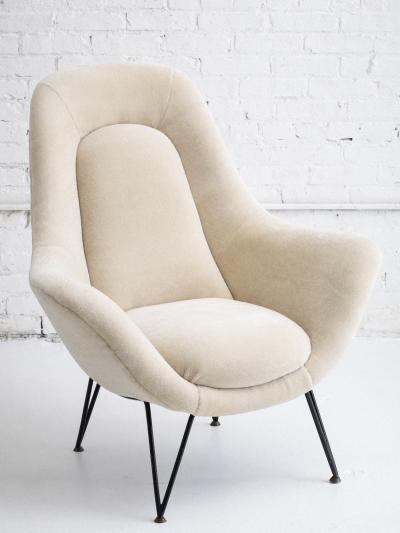  Lenzi 1950 s Italian Womb Chair by Lenzi Italy