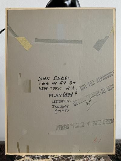  Leo Dink Siegel Threesome Swingers 1970s cocktail party Playboy Cartoon