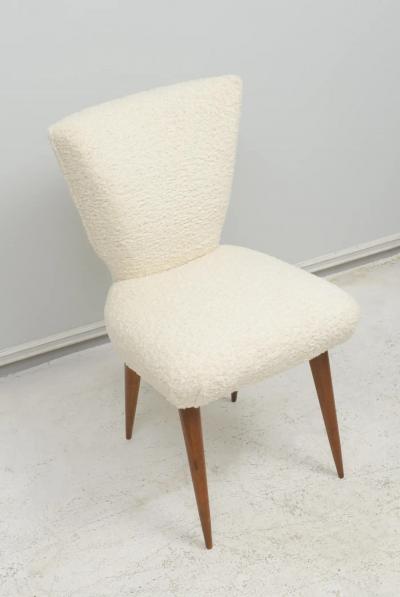 Lerebours Bespoke Custom Set of Six Mid Century Modern Style Italian Dining Chairs