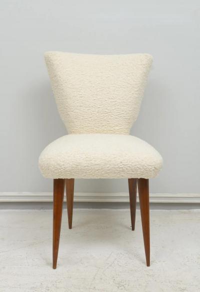  Lerebours Bespoke Custom Set of Six Mid Century Modern Style Italian Dining Chairs