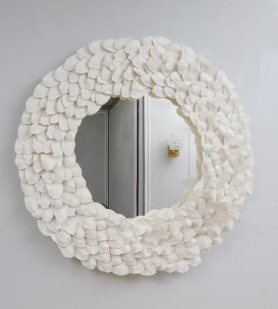  Lerebours Bespoke French Bespoke Handmade Ceramic Petal Mirror