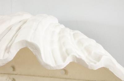  Lerebours Bespoke Pair of Custom Coquillage Plaster Sconces