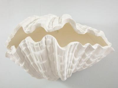  Lerebours Bespoke Pair of Custom Coquillage Plaster Sconces