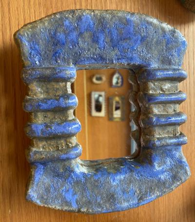  Les Argonautes Ceramic Mirror France 1960s