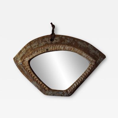  Les Argonautes Ceramic Mirror by les Argonautes France 1960s