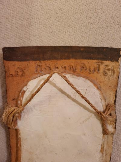  Les Argonautes Ceramic Mirror by les Argonautes France 1960s
