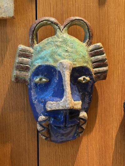  Les Argonautes Ceramic mask by les Argonautes France Circa 1960s