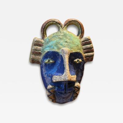  Les Argonautes Ceramic mask by les Argonautes France Circa 1960s