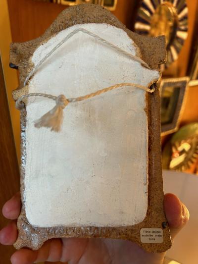  Les Argonautes Ceramic mirror by les Argonautes France 1960s