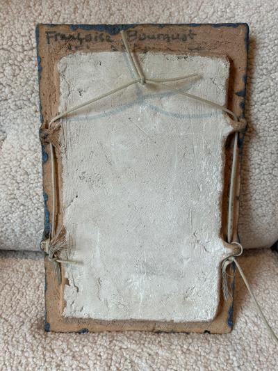  Les Argonautes Ceramic mirror by les Argonautes France 1960s