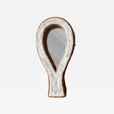  Les Argonautes Ceramic mirror by les Argonautes France 1960s