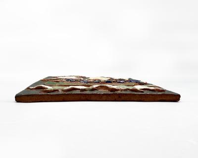  Les Argonautes Decorative plaque by Les Argonautes Vallauris France circa 1970
