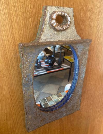  Les Argonautes Les Argonautes Ceramic Mirror France 1960s
