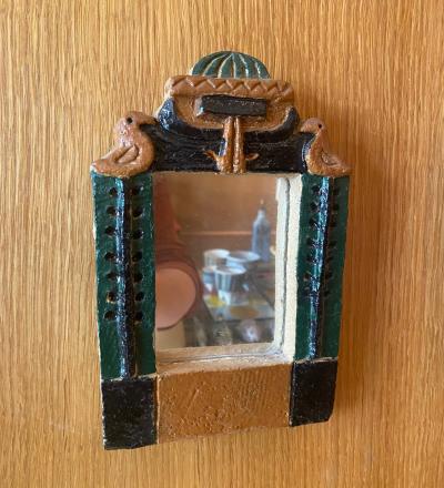  Les Argonautes Les Argonautes Ceramic Mirror France 1960s