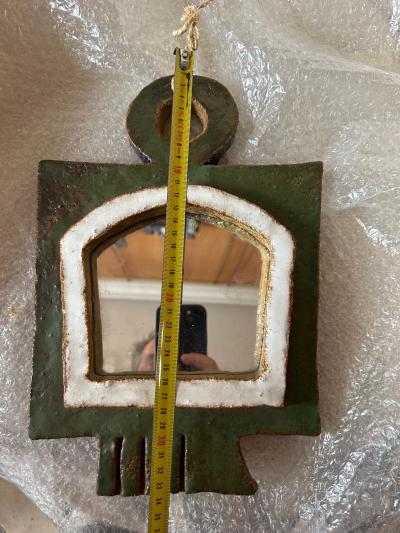  Les Argonautes Les Argonautes Ceramic Mirror France 1960s
