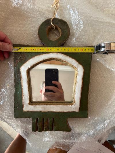  Les Argonautes Les Argonautes Ceramic Mirror France 1960s