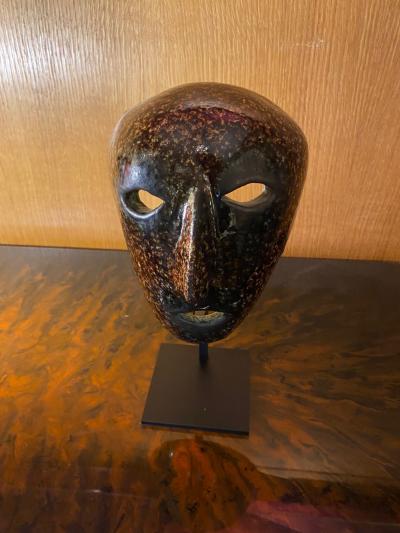  Les Potiers D Accolay Ceramic Mask Accolay France 1960s