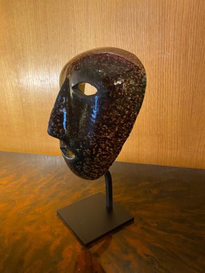  Les Potiers D Accolay Ceramic Mask Accolay France 1960s