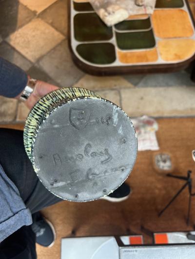  Les Potiers D Accolay Ceramic Pichet by Accolay France 1960s