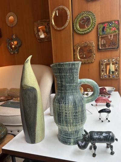  Les Potiers D Accolay Ceramic Pichet by Accolay France 1960s