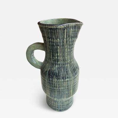 Les Potiers D Accolay Ceramic Pichet by Accolay France 1960s