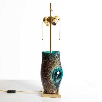  Les Potiers D Accolay FRENCH MID CENTURY TABLE LAMP BY LES POTIERS D ACCOLAY