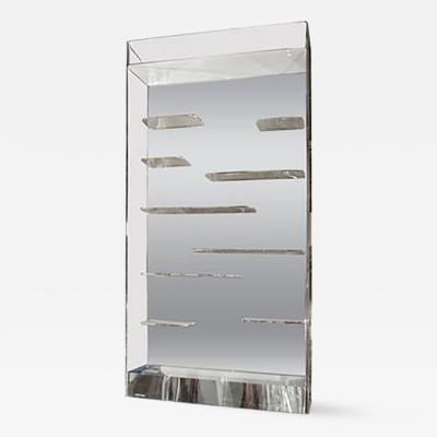  Les Prismatiques Stunning Les Prismatiques Free Floating Shelves and Mirror Wall Vitrine