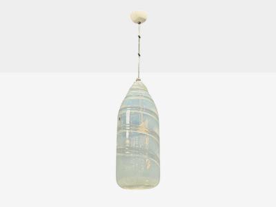  Leucos Leucos Italian Modern Pendant Light Handblown Glass Metal Italy 1960s
