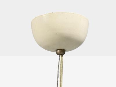  Leucos Leucos Italian Modern Pendant Light Handblown Glass Metal Italy 1960s