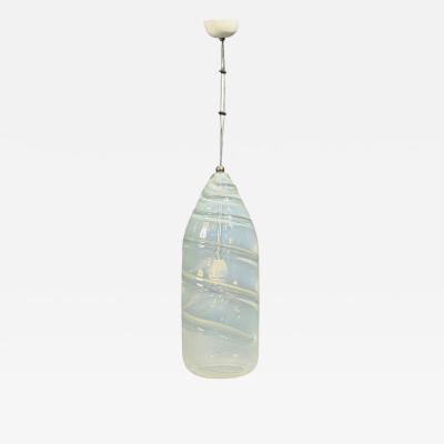  Leucos Leucos Italian Modern Pendant Light Handblown Glass Metal Italy 1960s