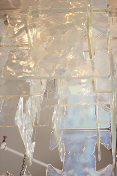  Leucos Leucos Modernest Chandelier Italian made in 1970