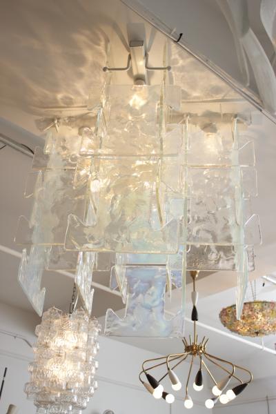  Leucos Leucos Modernest Chandelier Italian made in 1970