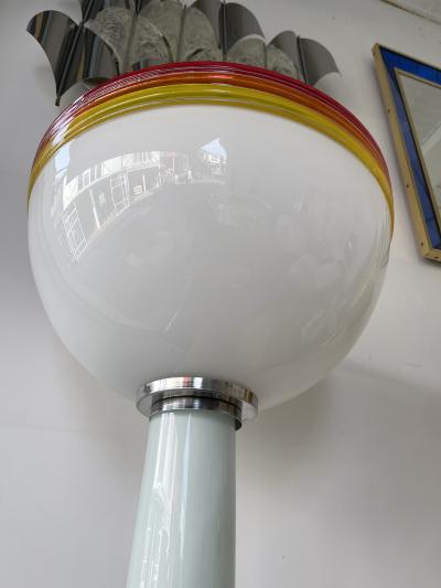  Leucos Murano Glass Floor Lamp by Roberto Pamio for Leucos Italy 1970s