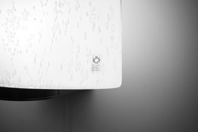  Leucos Pair of Murano Wall Lamps for Leucos Italy 1970s