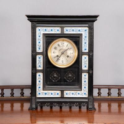 Lewis Foreman Day Lewis Foreman Day Made by Howell Sons An Aesthetic Movement Ebonized Clock