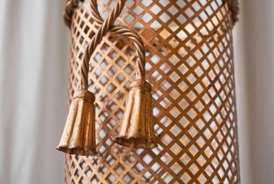  Li Puma Firenze Li Puma Florence Mid Century Trompe loeil Umbrella Stand Italy 1960s