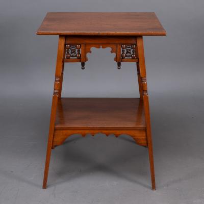  Liberty Co Liberty Co A Rare Moorish Anglo Japanese Walnut Side Table