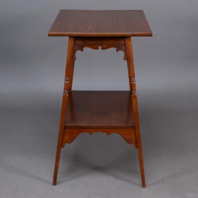  Liberty Co Liberty Co A Rare Moorish Anglo Japanese Walnut Side Table