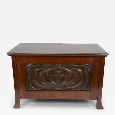  Liberty Co Liberty Co A Small Trunk with Copper Panels in the Style of C R Mackintosh