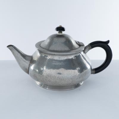  Liberty Co Liberty Co An Arts Crafts Six Piece Pewter Tudric Tea Set