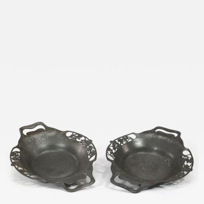  Liberty Co Liberty Co Made by William Haseler A Pair of Arts Crafts Pewter Trays