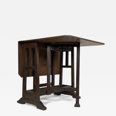  Liberty Co Liberty Co attributed A Good Quality Arts Crafts Oak Drop leaf Table
