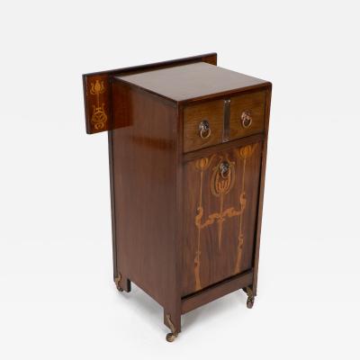  Liberty Co Liberty Co attributed Arts Crafts coal purdonium with inlaid floral details